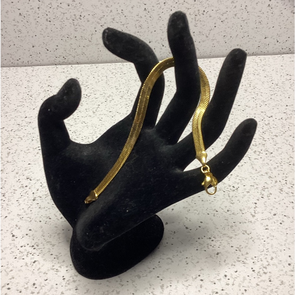 Premier Designs Gold Tone Herringbone Bracelet
